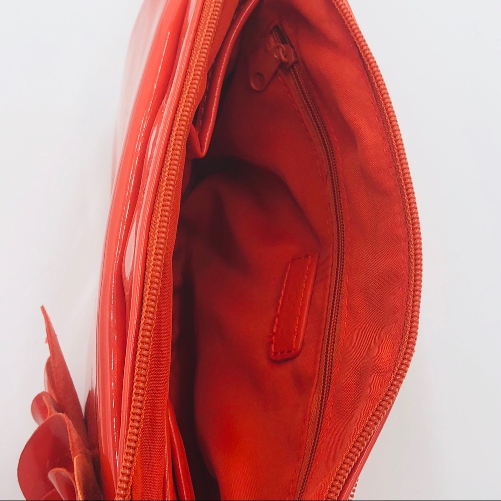 Nicole orange zippered crossbody - Picture 6 of 6